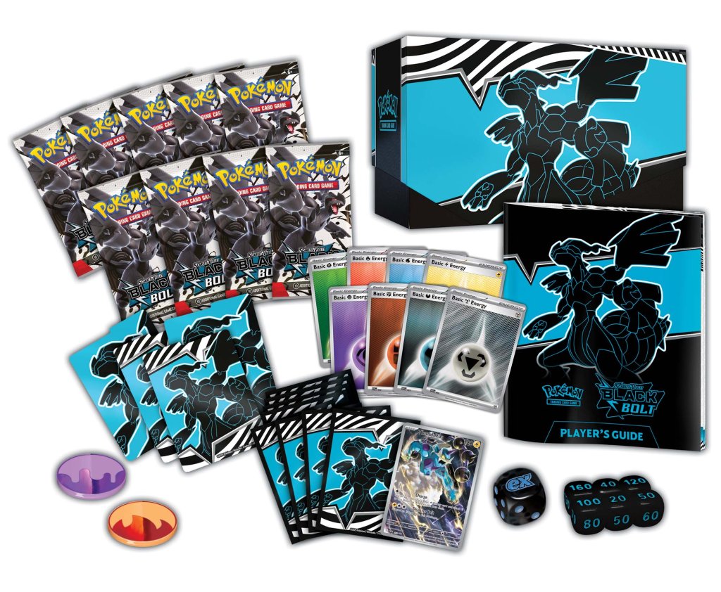Pokémon TCG: Scarlet & Violet— Black Bolt Elite Trainer Box (ETB)