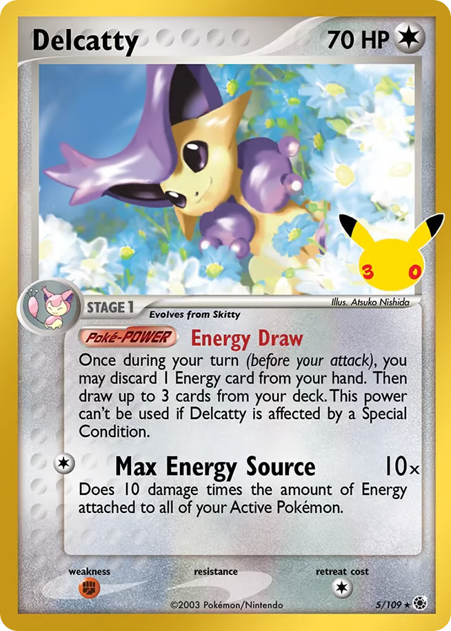 Delcatty 5/109, 30th Celebration Classic Collection (stock image)