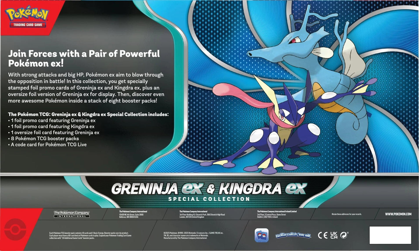 Greninja ex & Kingdra ex Special Collection (EU & Asia Exclusive) - Chill Of The Chase