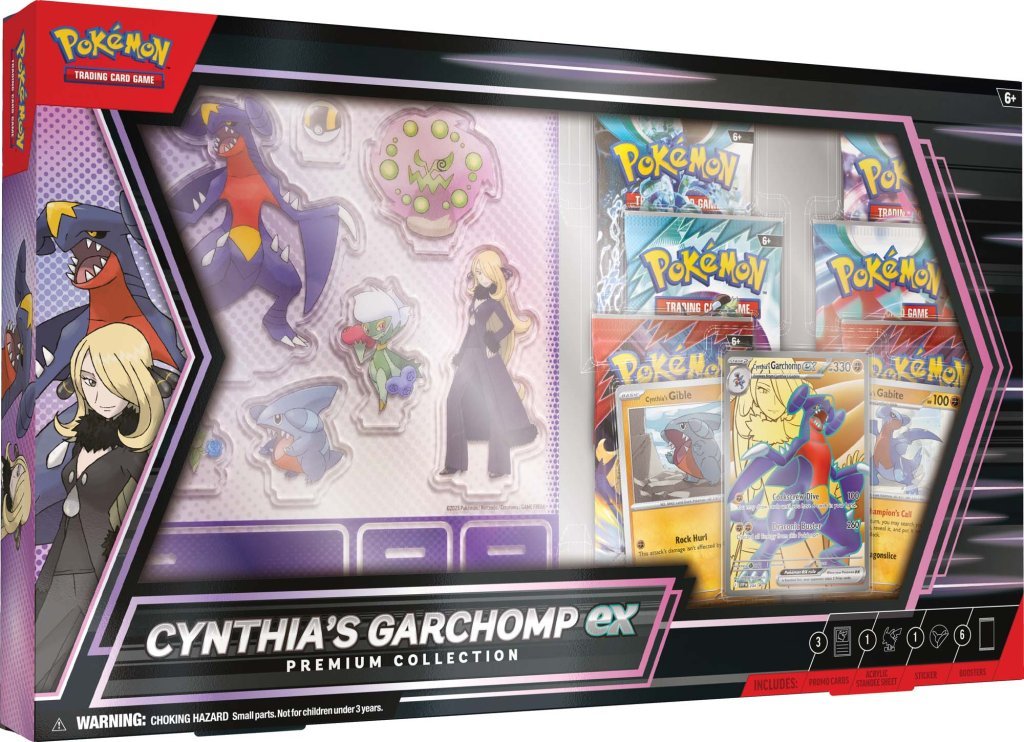 Pokemon TCG Cynthia's Garchomp ex Premium Collection - Chill Of The Chase