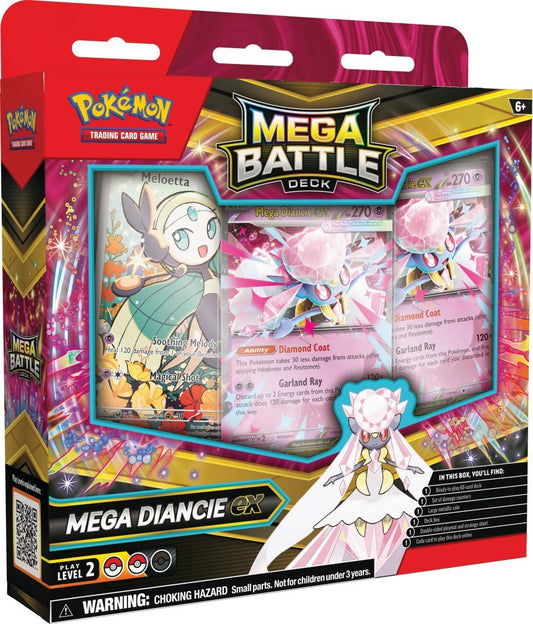 Pokemon TCG: Mega Battle Deck - Mega Gengar ex & Mega Diancie ex (Pair Set) - Chill Of The Chase