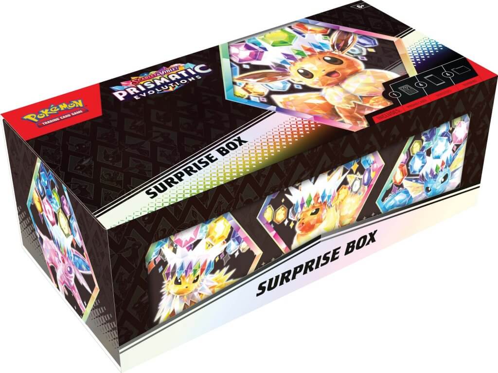 Pokemon TCG Scarlet & Violet 8.5 Prismatic Evolutions Surprise Box - Chill Of The Chase