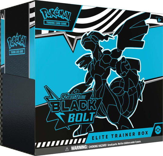 Pokémon TCG: Scarlet & Violet— Black Bolt Elite Trainer Box (ETB)