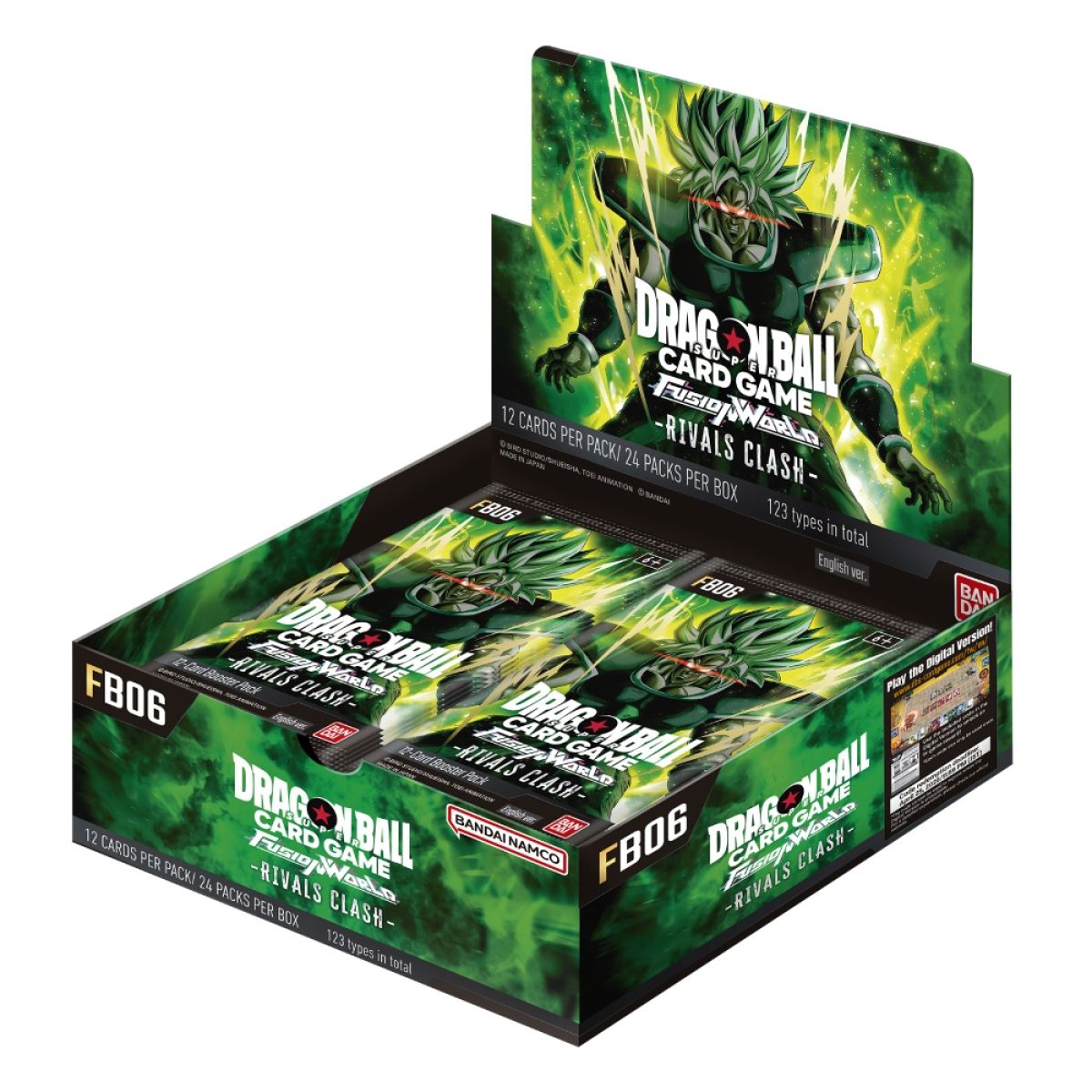 Green Box Rivals Dragon Ball Super Card Game: Fusion World – Booster Box: Rivals Clash ...