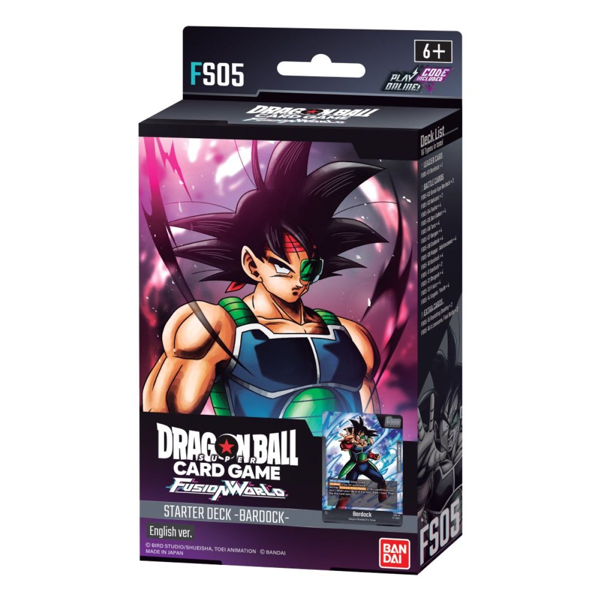 Dragon Ball Super Card Game: Fusion World – Starter Deck Bardock [FS05] - Chill Of The Chase
