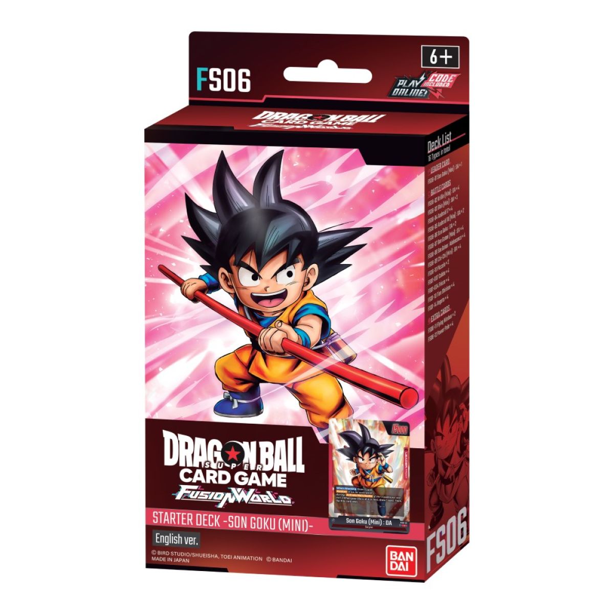 Dragon Ball Super Card Game: Fusion World – Starter Deck Son Goku (Mini) [FS06] - Chill Of The Chase