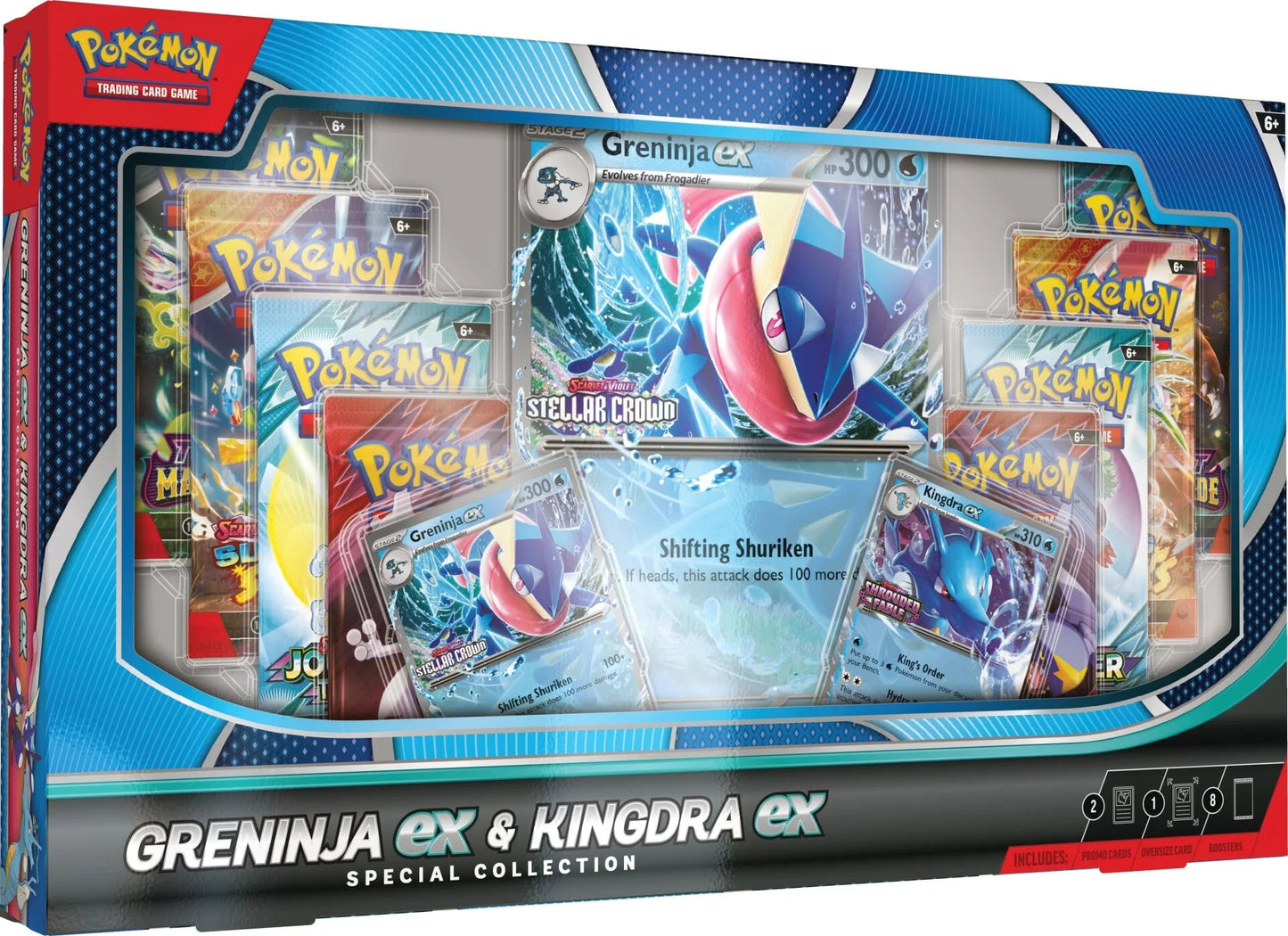 Greninja ex & Kingdra ex Special Collection (EU & Asia Exclusive) - Chill Of The Chase