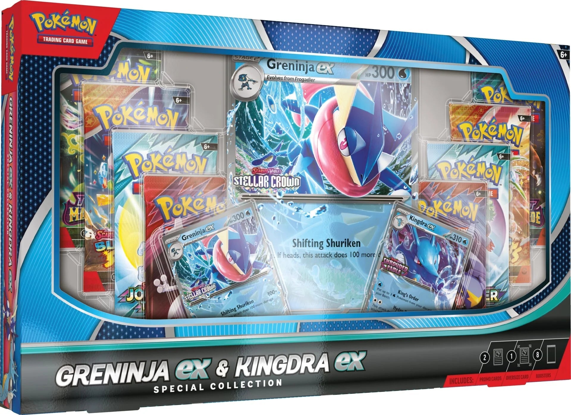 Greninja ex & Kingdra ex Special Collection (EU & Asia Exclusive) - Chill Of The Chase