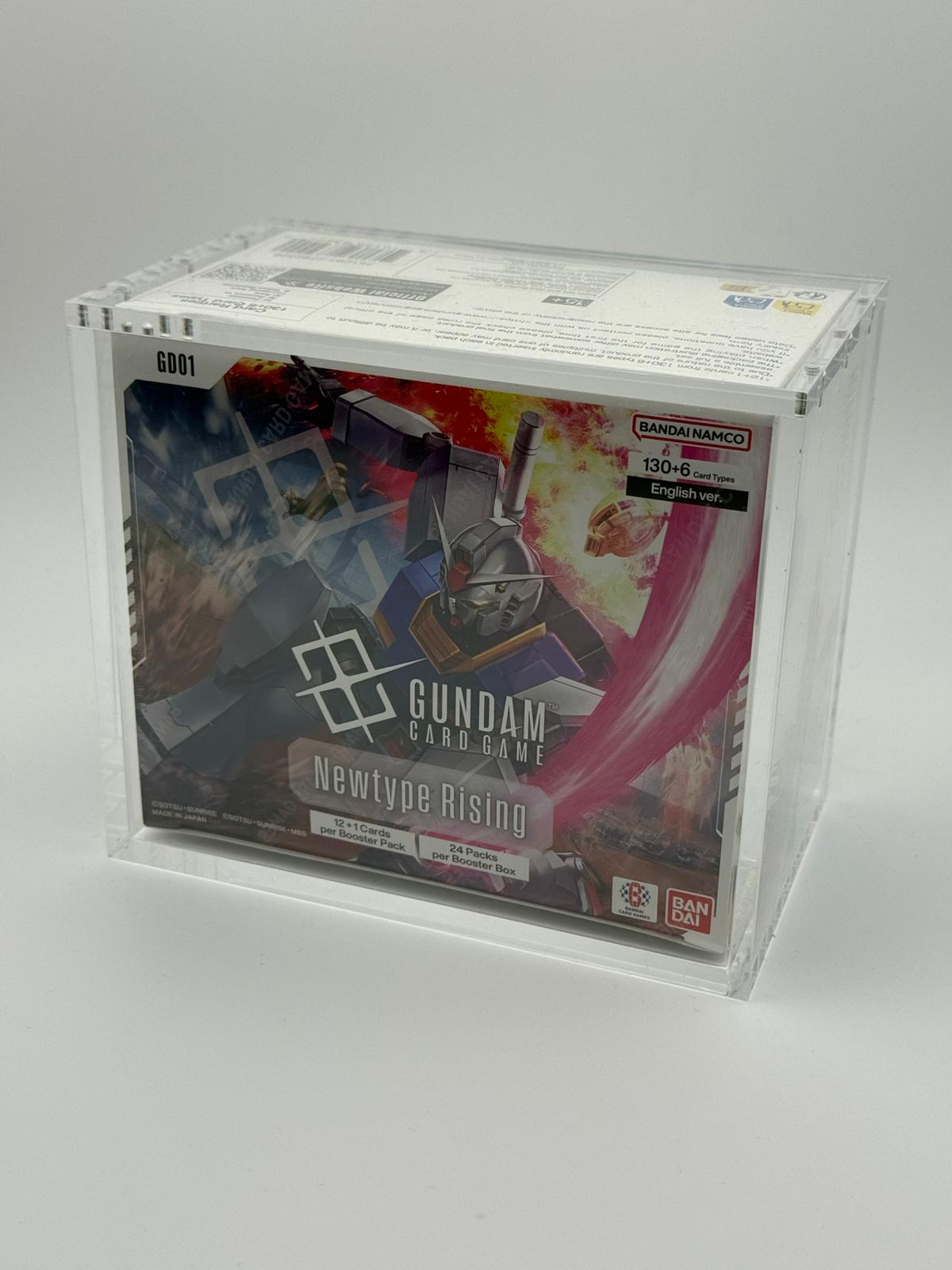 Gundam Card Game Booster Box Acrylic Case - Chill Of The Chase