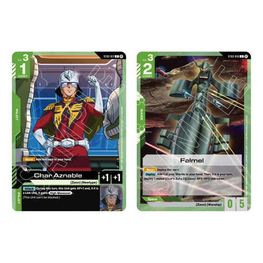 Gundam Card Game: Starter Deck – Zeon's Rush [ST03] - Chill Of The Chase