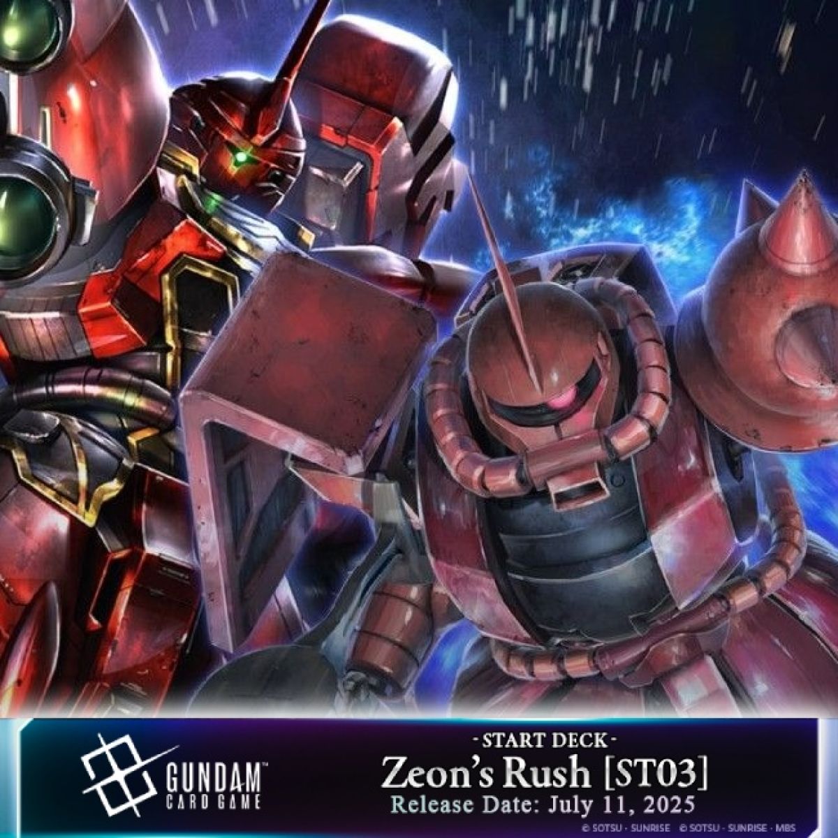 Gundam Card Game: Starter Deck – Zeon's Rush [ST03] - Chill Of The Chase