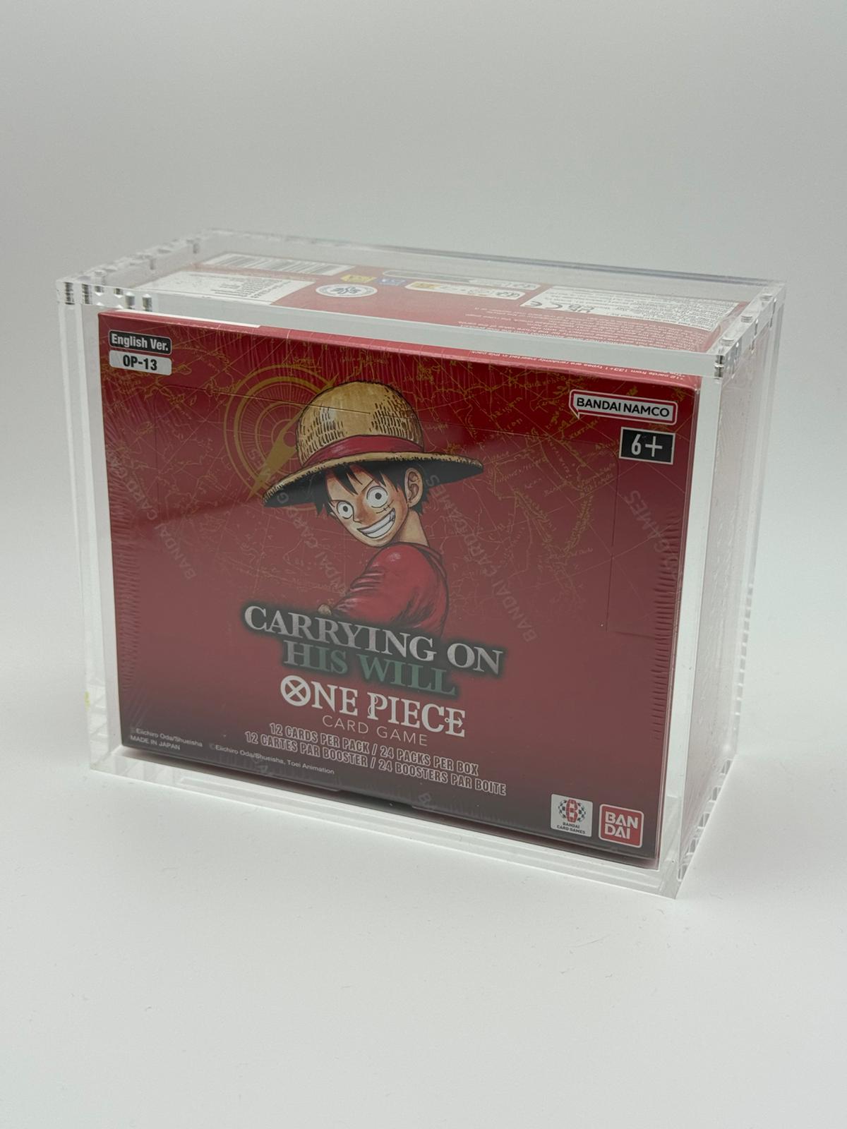 One Piece Booster Box Acrylic Case - Chill Of The Chase