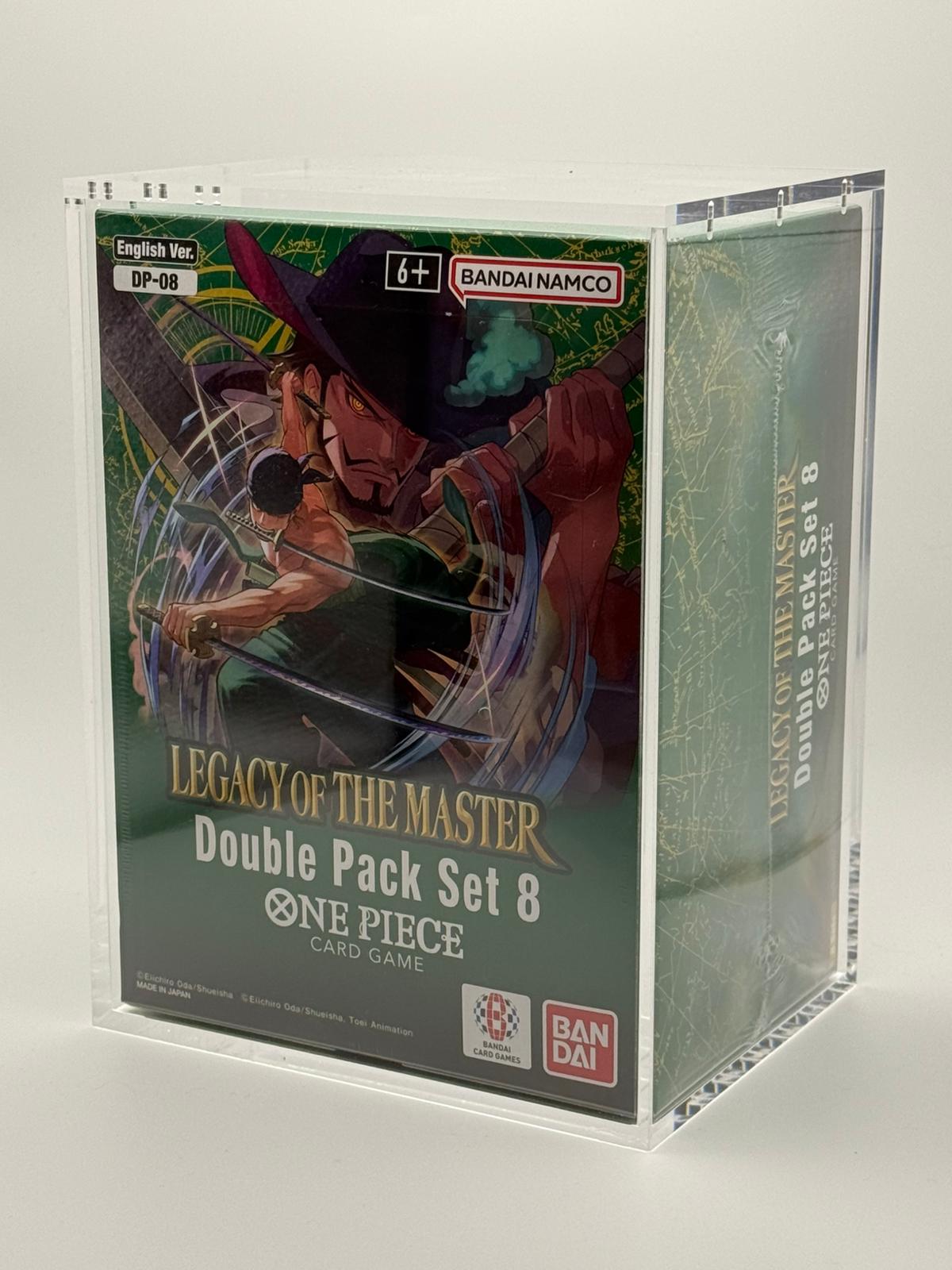 One Piece Card Game Double Pack Display Acrylic Case - Chill Of The Chase