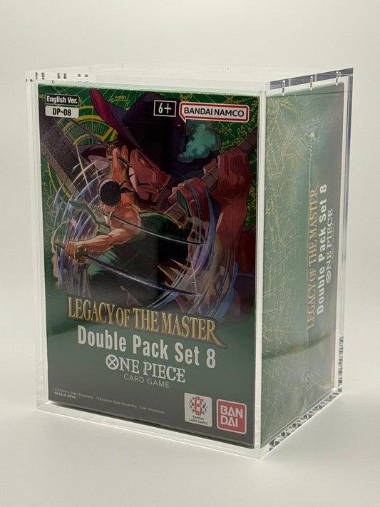 One Piece Card Game Double Pack Display Acrylic Case - Chill Of The Chase