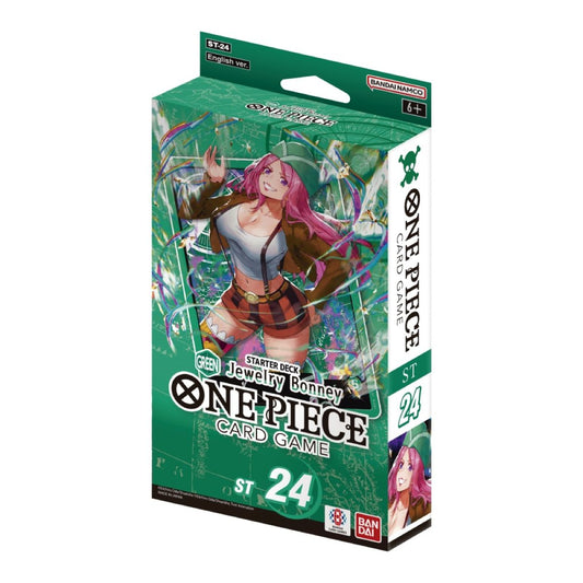 One Piece Card Game: Starter Deck – (Green) Jewelry Bonney [ST - 24] - Chill Of The Chase