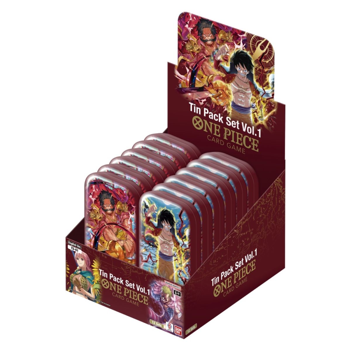 One Piece Card Game: Tin Pack Set Display – Vol. 1 [TS - 01] - Chill Of The Chase