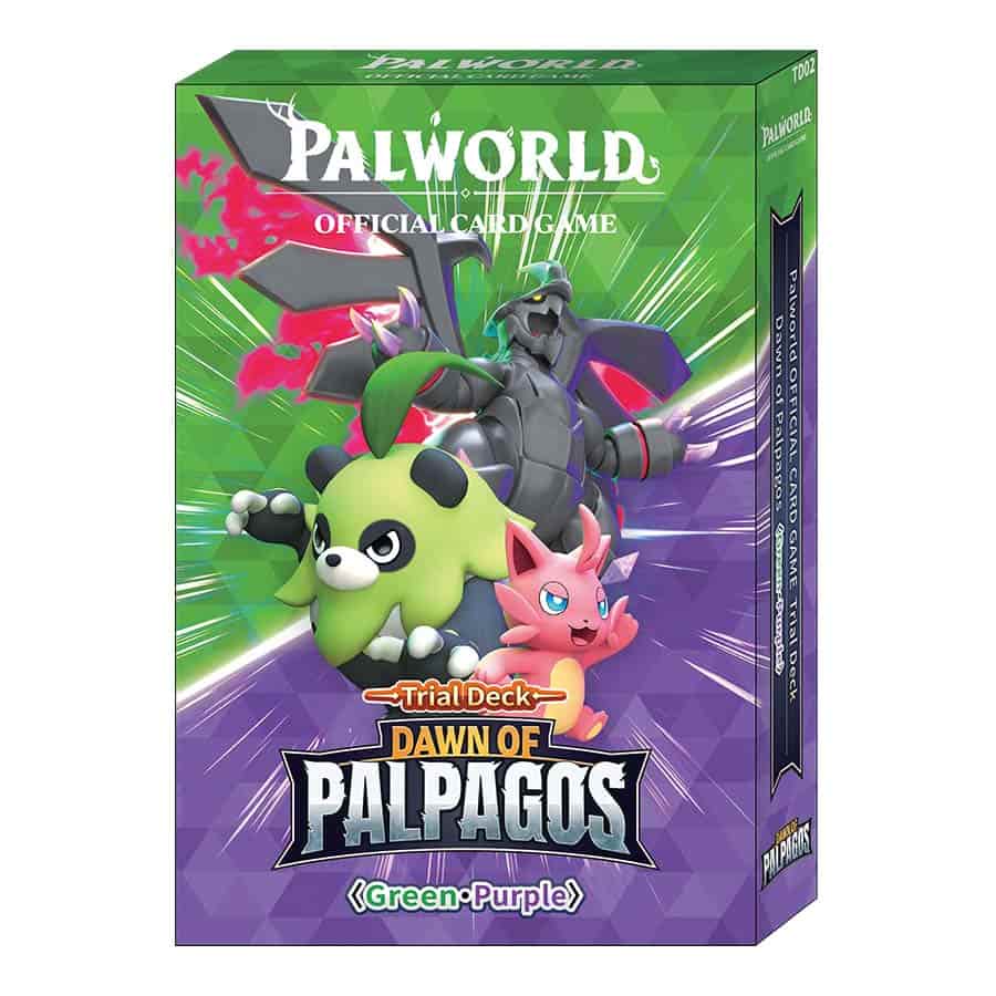 [Palworld OFFICIAL CARD GAME] TD02 Dawn of Palpagos Green・Purple Trial Deck