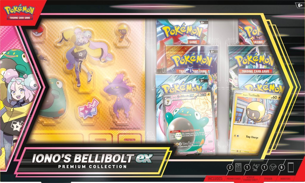 POKÉMON TCG: Iono's Bellibolt ex Premium Collection - Chill Of The Chase