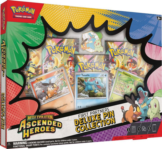 Pokemon TCG: Mega Evolution - Ascended Heroes First Partners Deluxe Pin Collection - Chill Of The Chase
