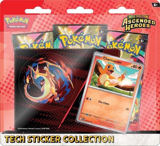 Pokemon TCG: Mega Evolution - Ascended Heroes Tech Sticker Collection (Pair Set) - Chill Of The Chase