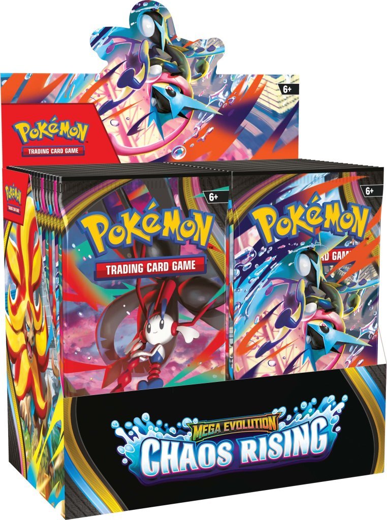 Pokemon TCG: Mega Evolution Chaos Rising Booster Box (ME4) - Chill Of The Chase
