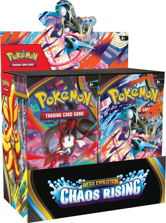 Pokemon TCG: Mega Evolution Chaos Rising Booster Box (ME4) - Chill Of The Chase