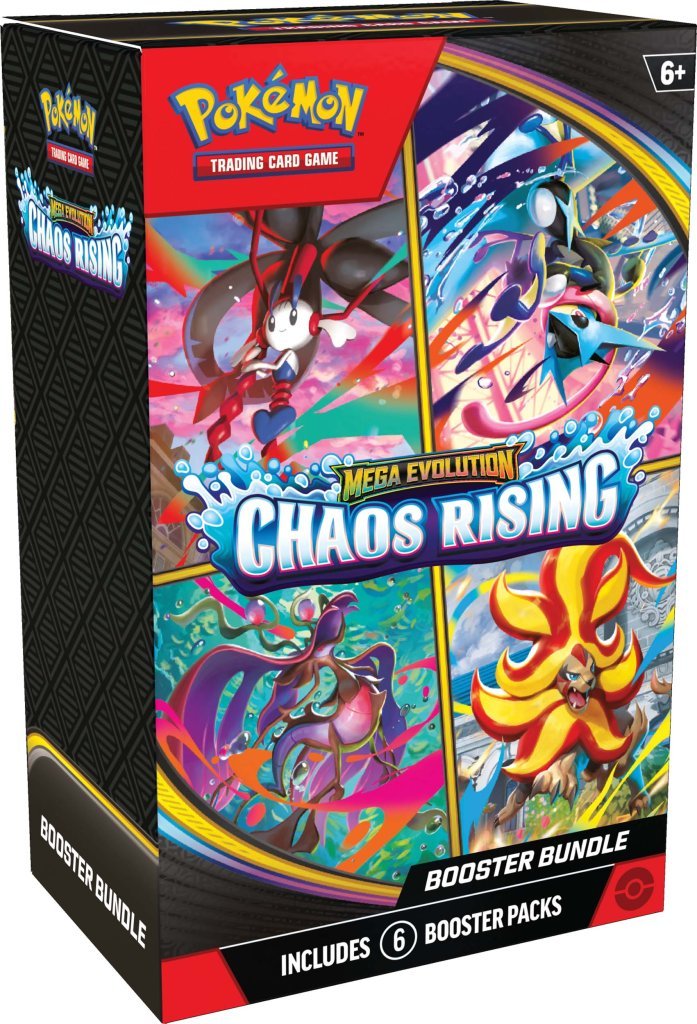 Pokemon TCG: Mega Evolution Chaos Rising Booster Bundle - Chill Of The Chase