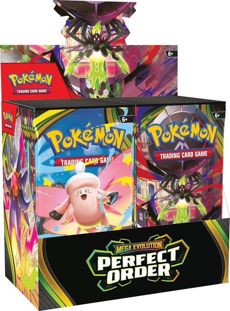 Pokemon TCG: Mega Evolution - Perfect Order Booster Box (1 Per Household) - Chill Of The Chase