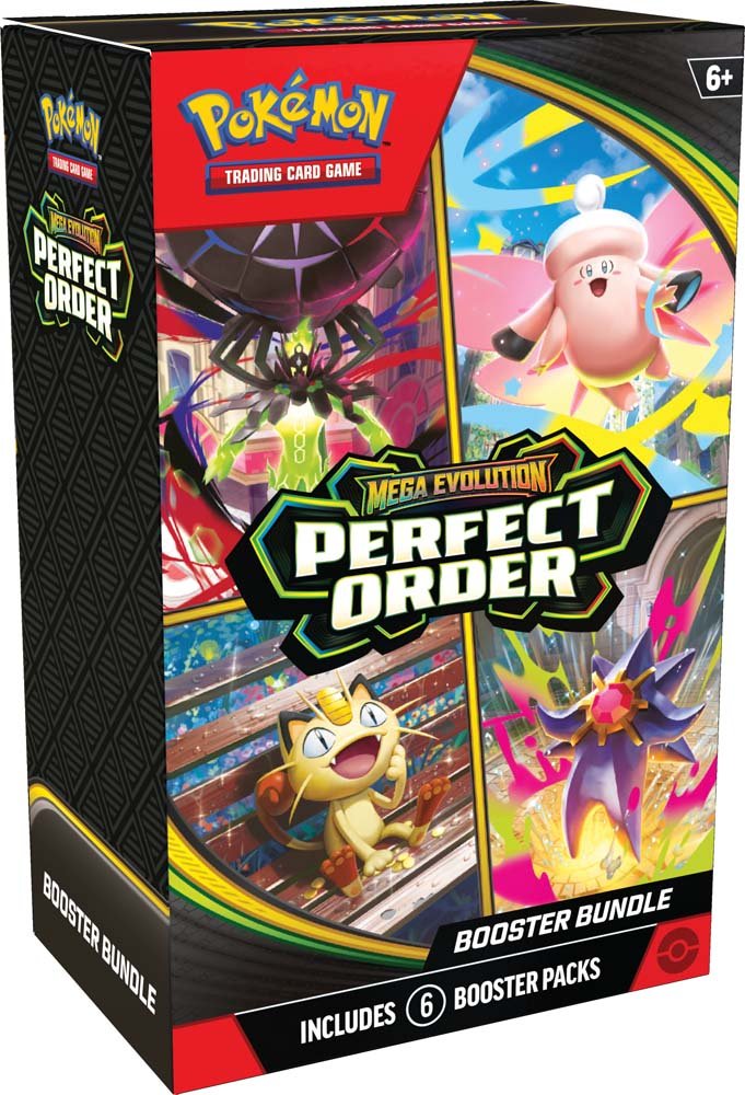 Pokemon TCG: Mega Evolution - Perfect Order Booster Bundle (1 Per Household) - Chill Of The Chase