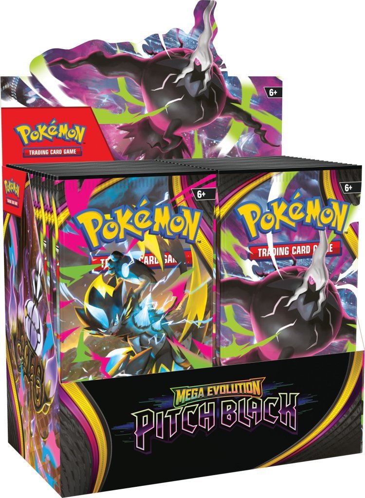 Pokemon TCG: Mega Evolution Pitch Black Booster Box - Chill Of The Chase
