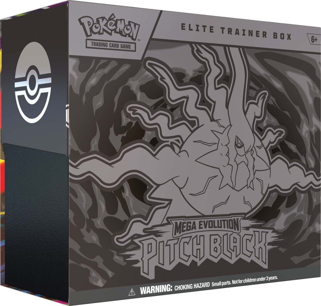 Pokemon TCG: Mega Evolution - Pitch Black Elite Trainer Box - Chill Of The Chase