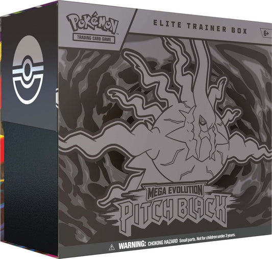 Pokemon TCG: Mega Evolution - Pitch Black Elite Trainer Box - Chill Of The Chase