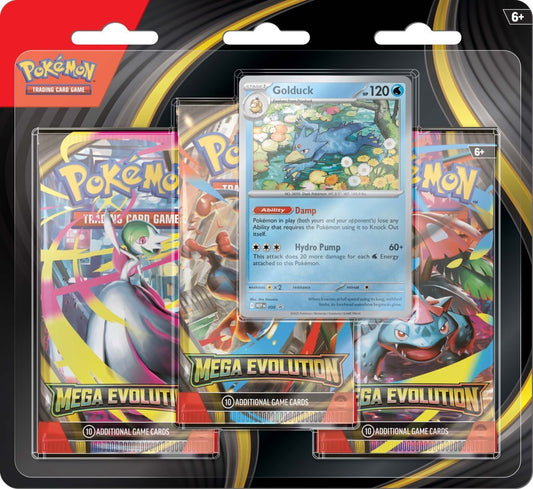 Pokemon TCG: Mega Evolution Three Booster Blister - Chill Of The Chase