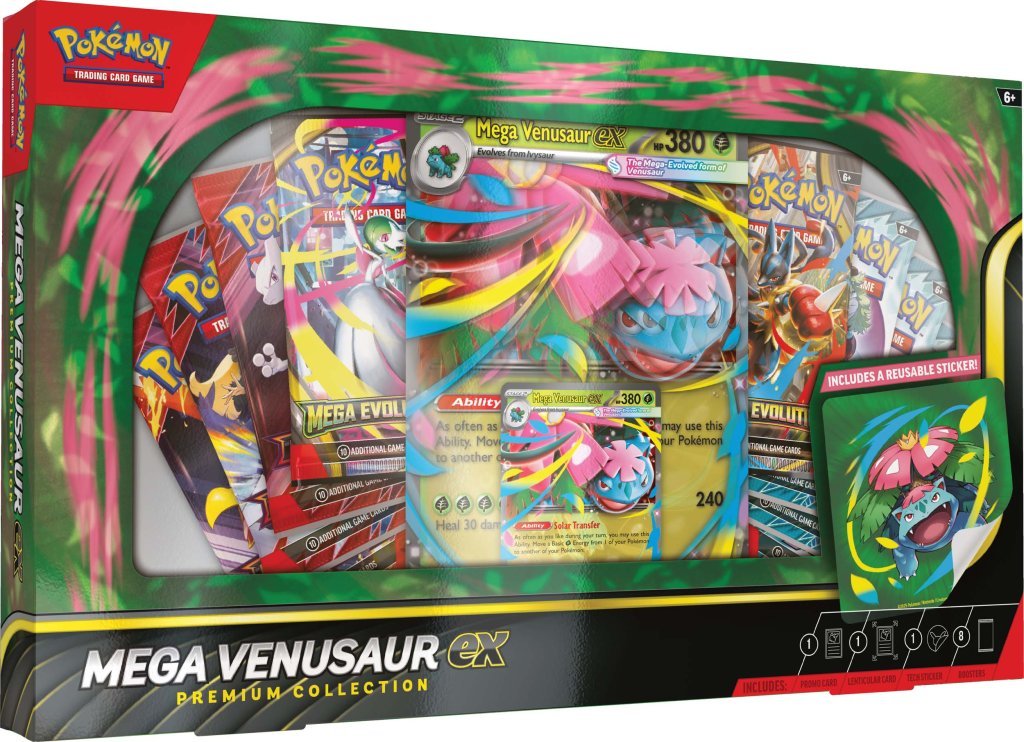 Pokemon TCG: Mega Venusaur ex Premium Collection - Chill Of The Chase