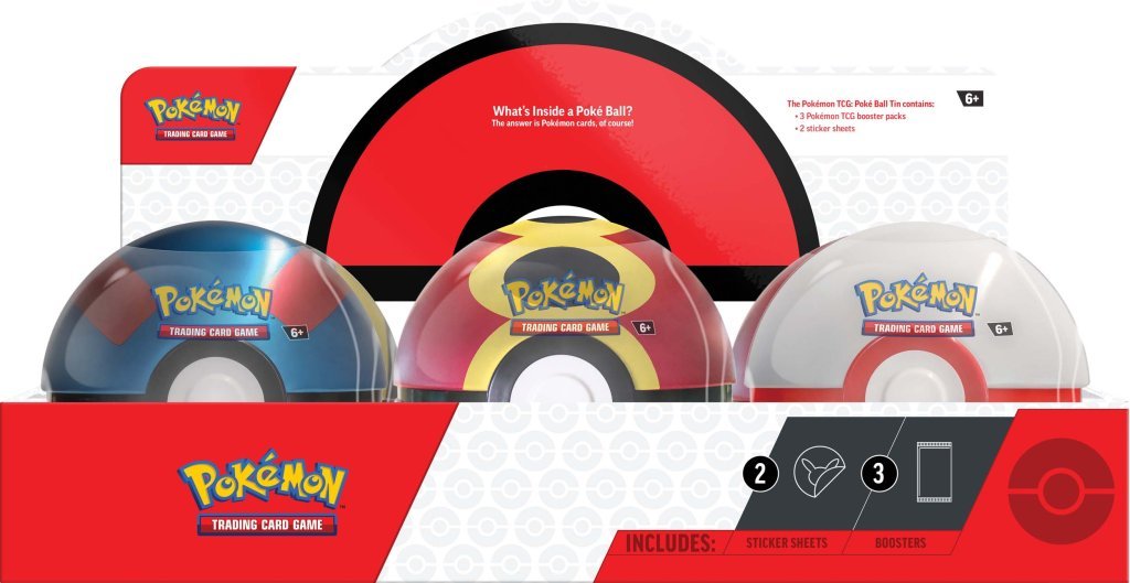 Pokémon TCG: Poké Ball Tin (Random Assortment) - Chill Of The Chase