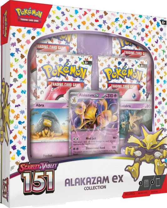 Pokemon TCG Scarlet & Violet 151 Collection—Alakazam ex - Chill Of The Chase
