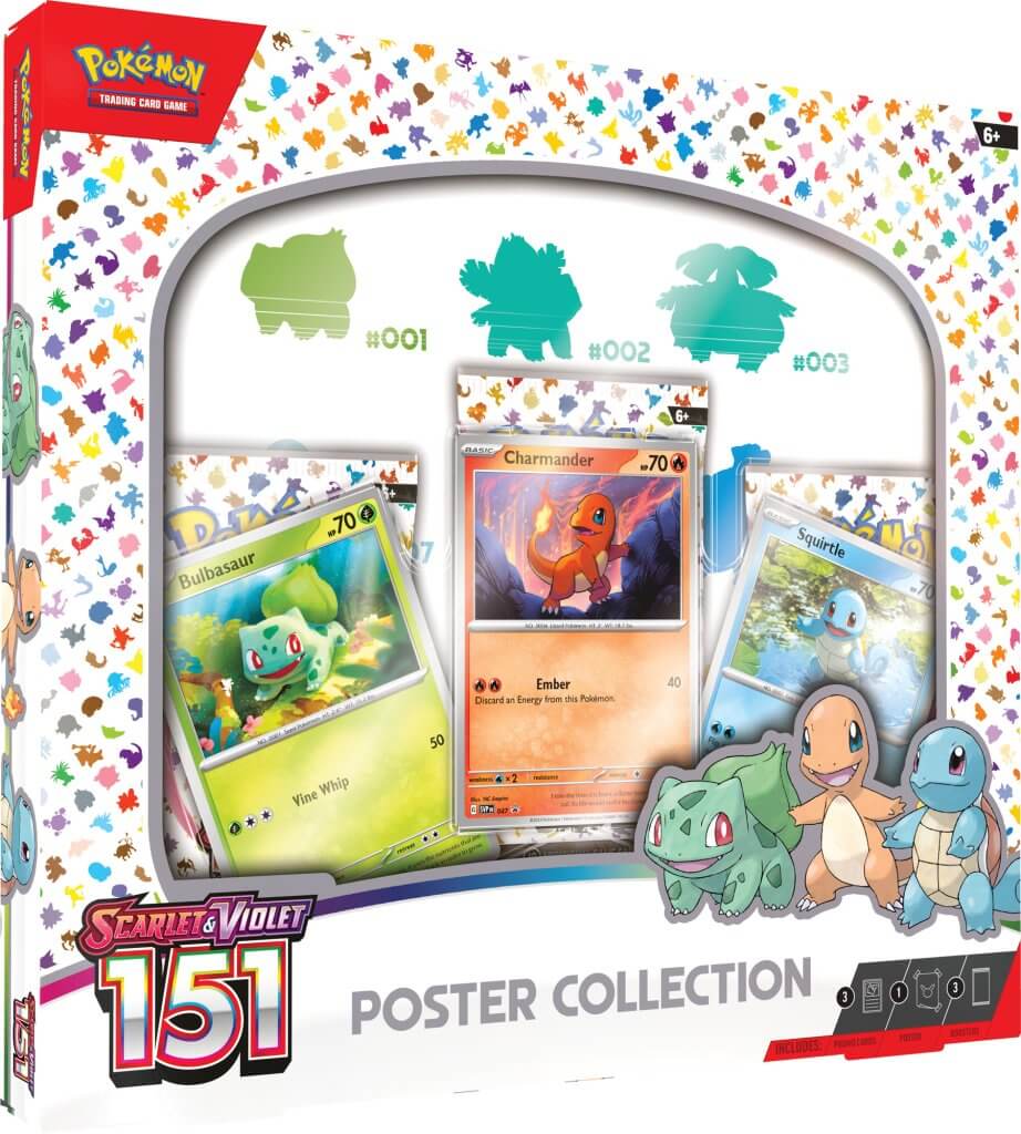 Pokemon TCG Scarlet & Violet 151 Poster Collection - Chill Of The Chase