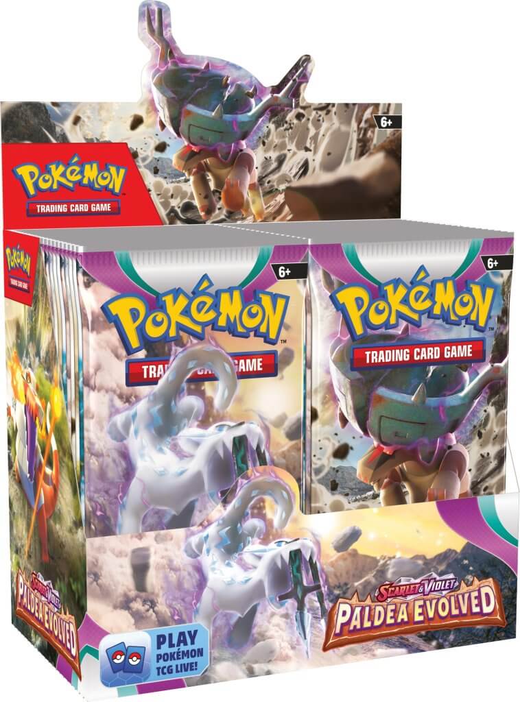 POKÉMON TCG Scarlet & Violet 2 Paldea Evolved - Booster Box - Chill Of The Chase