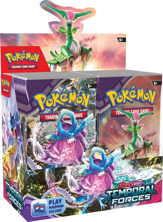 POKÉMON TCG Scarlet & Violet 5 Temporal Forces Booster Box (SV05) - Chill Of The Chase