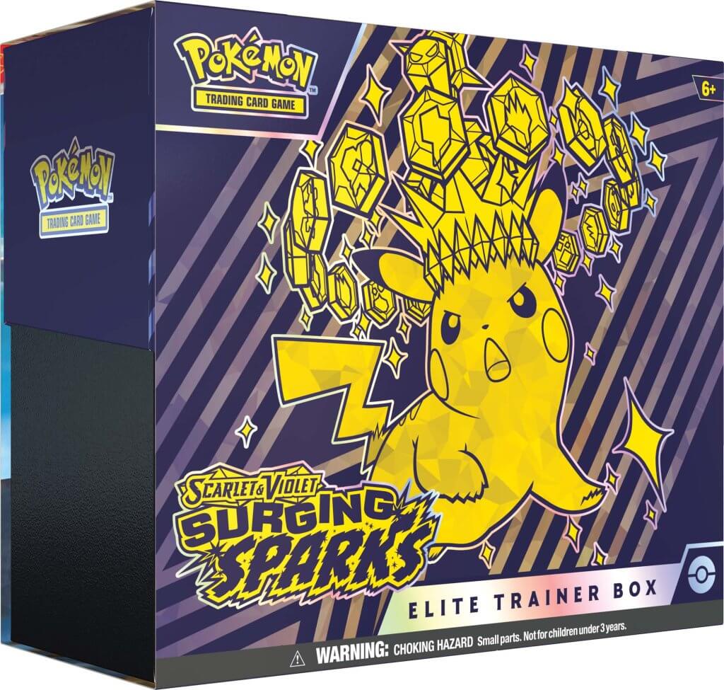 Pokemon TCG Scarlet & Violet 8: Surging Sparks Elite Trainer Box - Chill Of The Chase