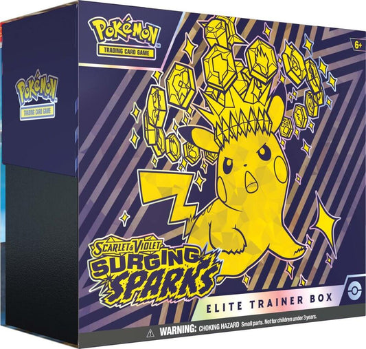 Pokemon TCG Scarlet & Violet 8: Surging Sparks Elite Trainer Box - Chill Of The Chase