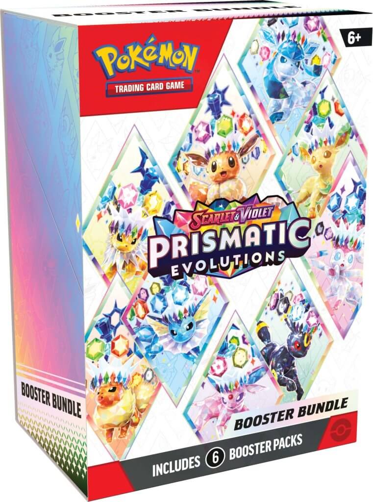 Pokemon TCG Scarlet & Violet 8.5 Prismatic Evolutions Booster Bundle - Chill Of The Chase