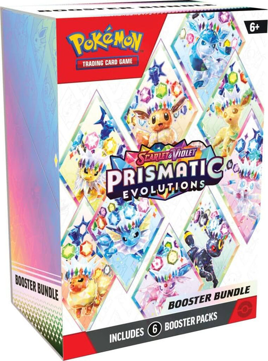 Pokemon TCG Scarlet & Violet 8.5 Prismatic Evolutions Booster Bundle - Chill Of The Chase