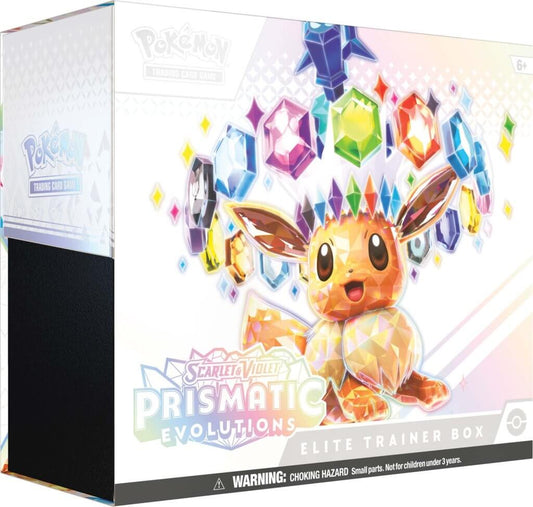 Pokemon TCG Scarlet & Violet 8.5 Prismatic Evolutions Elite Trainer Box - Chill Of The Chase