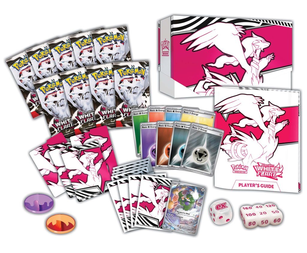 Pokémon TCG: Scarlet & Violet— White Flare Elite Trainer Box (ETB) - Chill Of The Chase