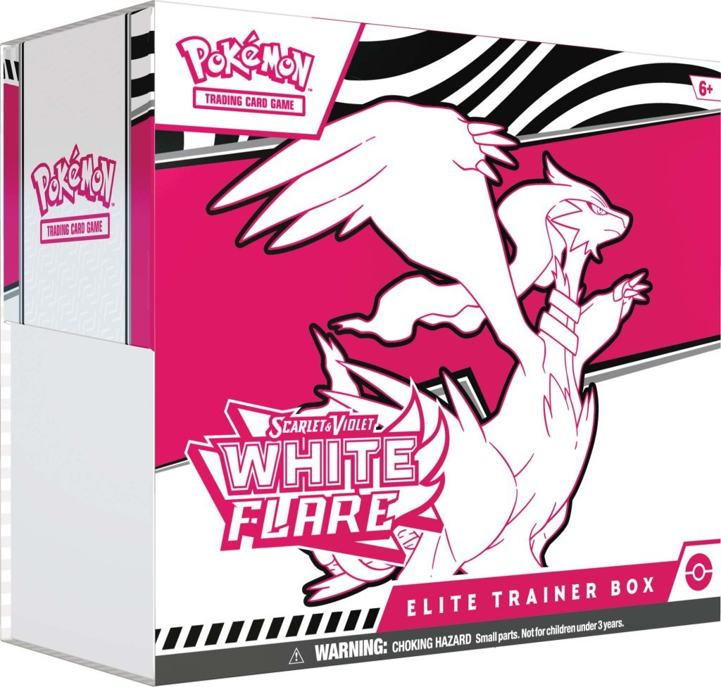 Pokémon TCG: Scarlet & Violet— White Flare Elite Trainer Box (ETB) - Chill Of The Chase
