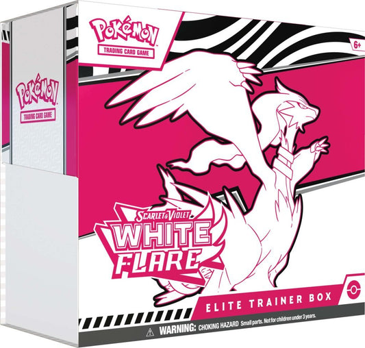 Pokémon TCG: Scarlet & Violet— White Flare Elite Trainer Box (ETB) - Chill Of The Chase
