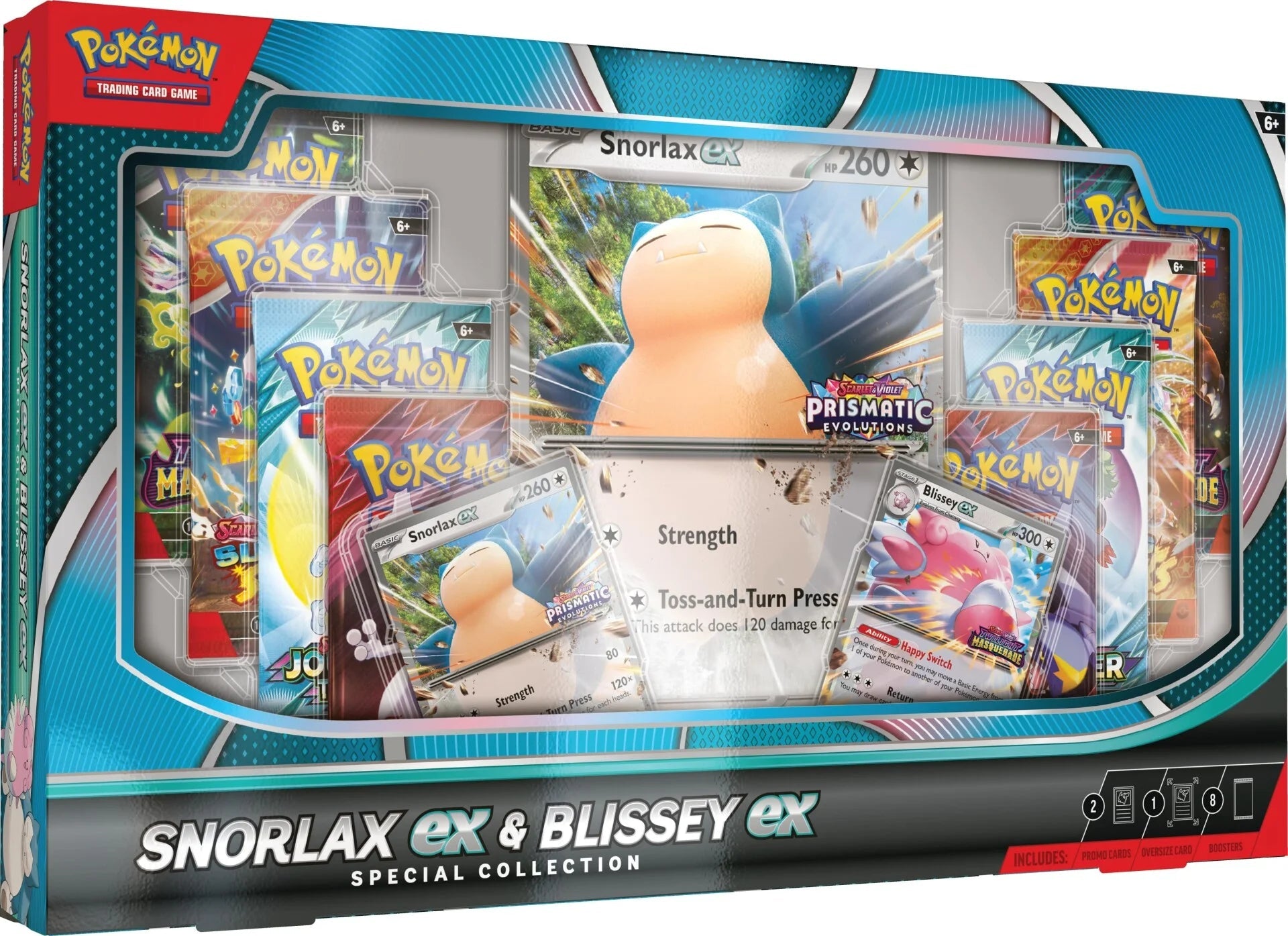 Pokemon TCG: Snorlax ex & Blissey ex Special Collection (EU & Asia Exclusive) - Chill Of The Chase